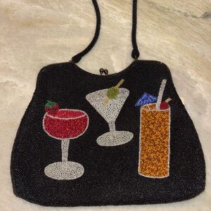 Inge Christopher Beaded Cocktail Purse Brand New